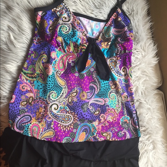 24th & Ocean Other - PLUS SIZE 24th & Ocean Tankini, and skirt bottom